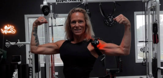 Vanessa Leto, a PRUNGO user, smiling in a warm, welcoming environment.